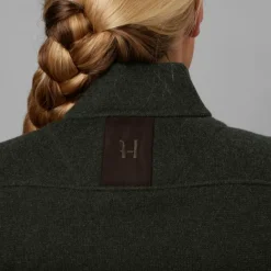 Härkila Metso Full Zip Women naisten villapaita, tummanvihreä