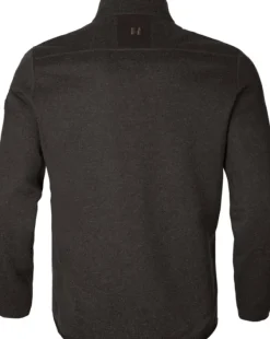 Härkila Metso Half Zip vetoketjullinen villapaita, tummanruskea