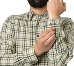 Härkila Milford Shirt kauluspaita, Beech Green Check