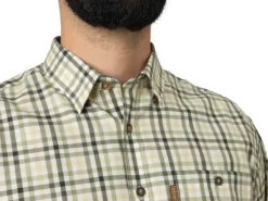 Härkila Milford Shirt kauluspaita, Beech Green Check