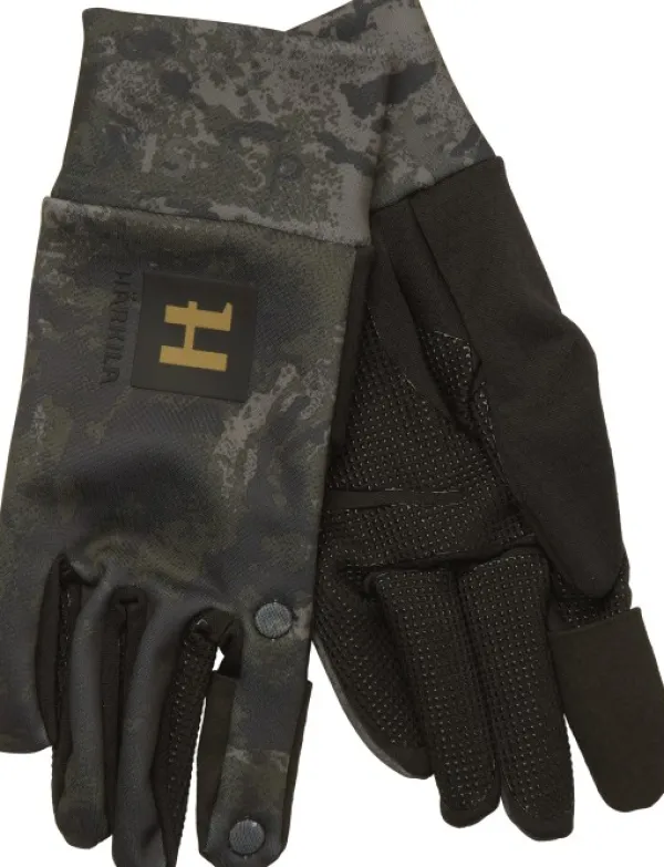 Härkila NOCTYX Camo Fleece Glove metsästyskäsineet, AXIS MSP®Black