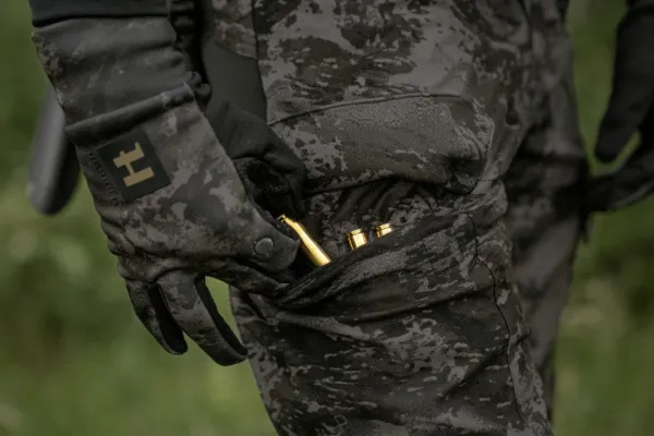 Härkila NOCTYX Camo Fleece Glove metsästyskäsineet, AXIS MSP®Black