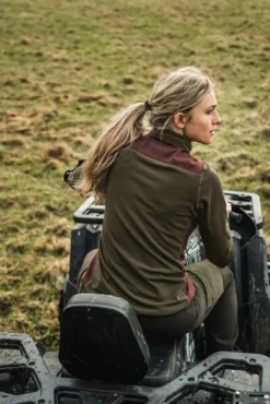 Härkila Oda Fleece Jacket naisten fleecetakki, Willow Green