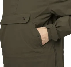 Härkila Orton Tech HWS Packable Smock anorakki, tummanvihreä