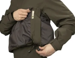 Härkila Orton Tech HWS Packable Smock anorakki, tummanvihreä