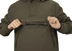 Härkila Orton Tech HWS Packable Smock anorakki, tummanvihreä
