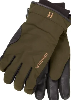 Härkila Pro Hunter GTX metsästyskäsineet nahalla, vihreä/ruskea
