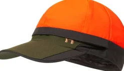 Härkila Pro Hunter GTX Reversible Keps vuorattu lippalakki, vihreä/ruskea/oranssi