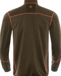 Härkila Scandinavian Fleece Jacket fleecetakki, vihreä/ruskea/oranssi