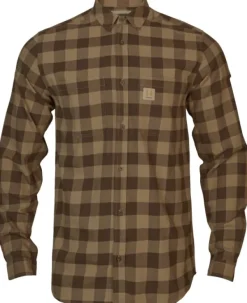 Härkila Scandinavian L/S-Shirt Antique Bronze Check