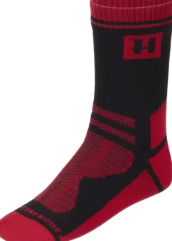 Härkila Waterproof Sock sukat, Red/Black