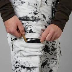 Härkila Winter Active WSP Trousers AXIS MSP lumicamo metsästyshousut, Snow