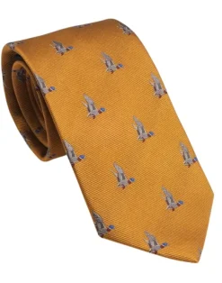 Laksen Duck In Flight Tie solmio, Mustard
