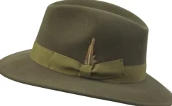 Laksen Heritage Fedora huopahattu, vihreä