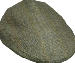 Laksen Laird Flat Cap tweed-lippis, ruskea