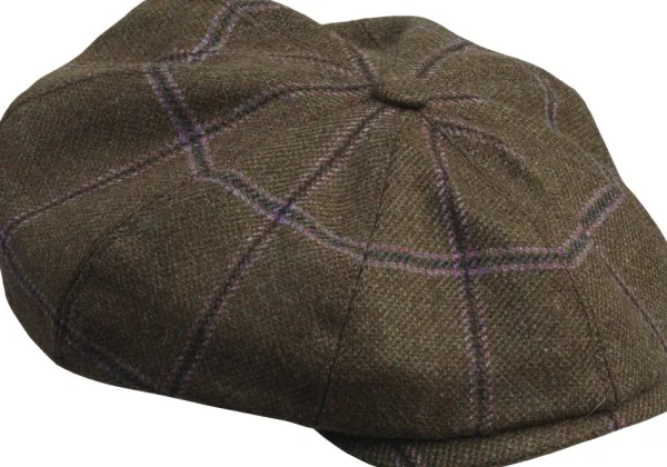 Laksen Pippa Bakerboy Cap lakki, tummanruskea