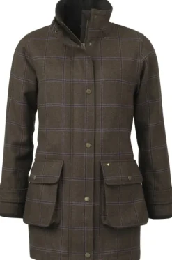 Laksen Pippa CTX Coat naisten metsästystakki, ruskea