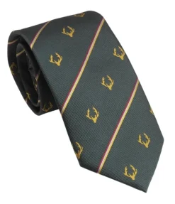 Laksen Regimental Stripe Deer Tie solmio