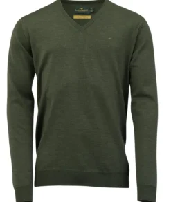 Laksen Sussex V-Neck villapaita, Woody