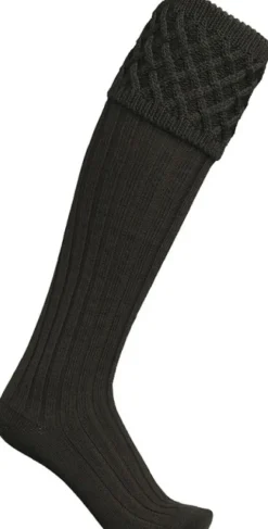 Laksen Windsor Shooting Socks metsästyssukat, musta