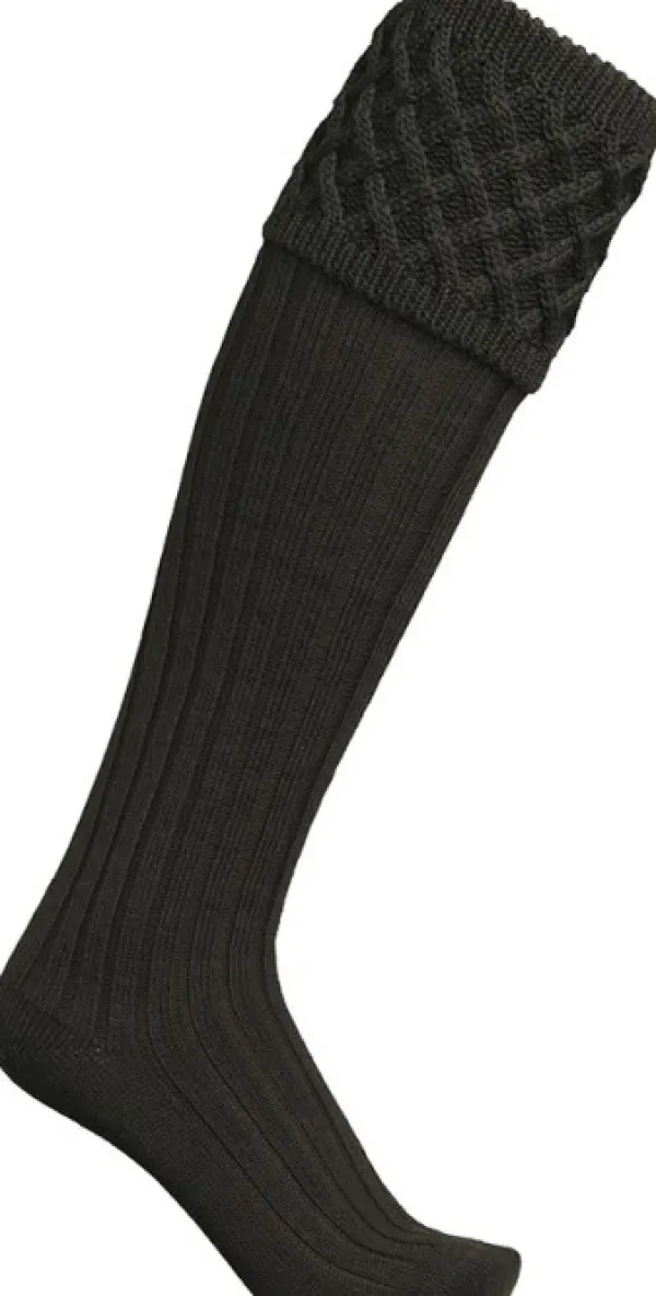 Laksen Windsor Shooting Socks metsästyssukat, musta