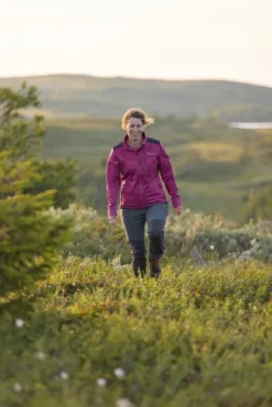 Pinewood Abisko Power Fleece naisten fleecetakki, Pink