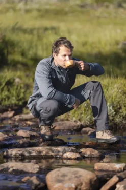 Pinewood Abisko Power Fleece fleecetakki, Urban Grey