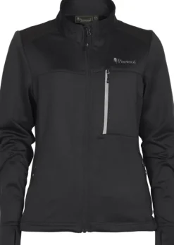 Pinewood Abisko Power Fleece naisten fleecetakki, musta