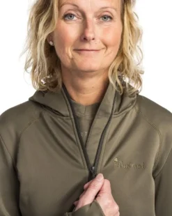 Pinewood Finnveden Hoodie naisten fleecetakki, Olive