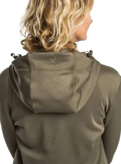 Pinewood Finnveden Hoodie naisten fleecetakki, Olive