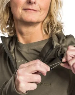 Pinewood Finnveden Hoodie naisten fleecetakki, Olive