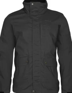 Pinewood Finnveden Trail Hybrid Jacket takki, tummanharmaa/musta