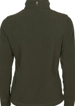 Pinewood Småland Hunters Half Zip Fleece Sweater naisten fleecepaita, ruskea/tummanvihreä