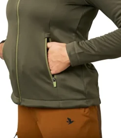 Seeland Emily Fleece Women naisten fleecetakki, Pine Green