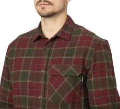 Seeland Glen Flannel Shirt paita, Red Forest Check