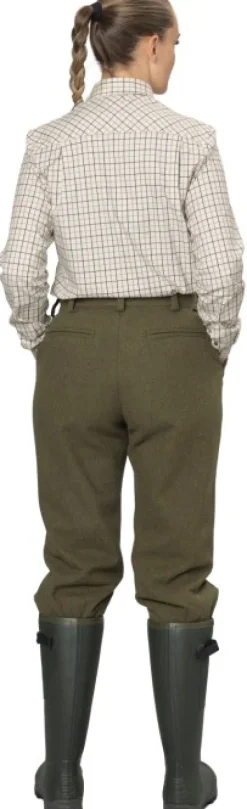 Seeland Kerry Shooting Shirt paita, Cabernet/Blue Check