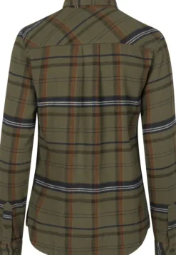 Seeland Skye Flannel Shirt naisten paita, Grape Leaf/Terracotta Check