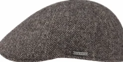 Stetson Texas Wool Herringbone lippalakki, Anthracite/Melange