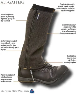 Swazi Ali - Gaiters Black