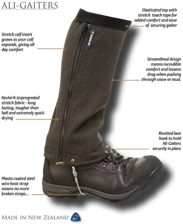 Swazi Ali - Gaiters Black