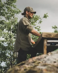 Swazi Bush Shirt Black