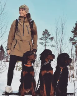 Swazi Kagoule anorakki metsästykseen, tummanvihreä