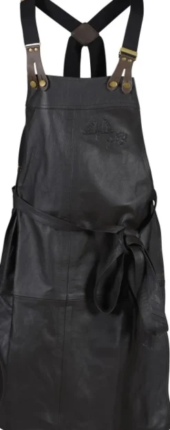 Swedteam Bull Stening Edition nahkainen esiliina, Apron Brown