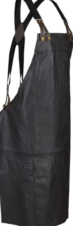 Swedteam Bull Stening Edition nahkainen esiliina, Apron Brown