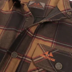 Swedteam Crest Shirt vuorillinen paita, Dark Sand