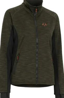 Swedteam Ultra Sweater Fullzip naisten fleecetakki, vihreä