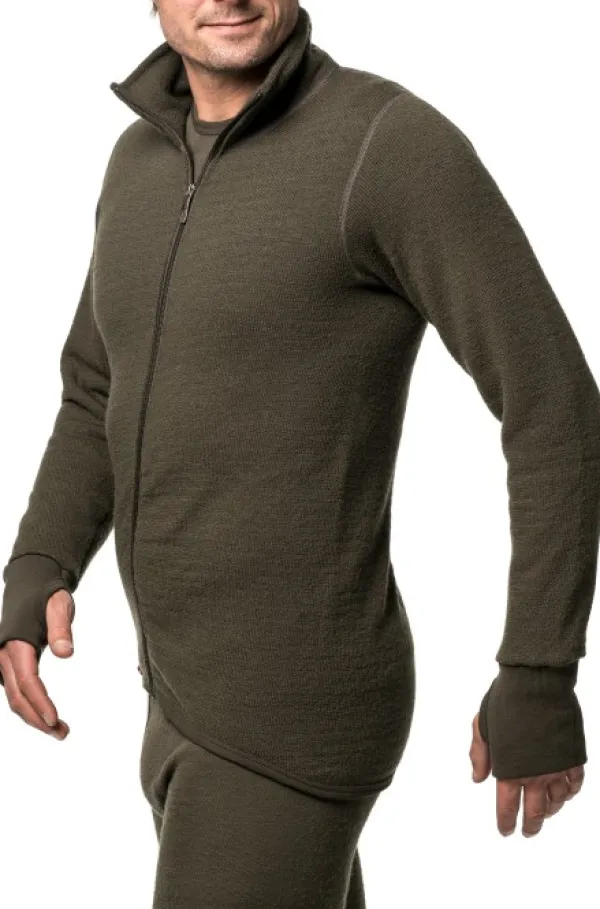 Woolpower Full Zip Jacket 400 Unisex Pine Green