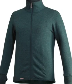 Woolpower Full Zip Jacket 400 -takki, unisex, Forest Green