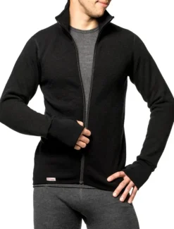 Woolpower Full Zip Jacket 400 Unisex Black