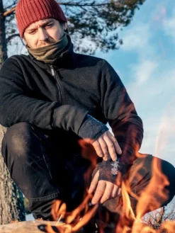 Woolpower Full Zip Jacket 400 Unisex Black